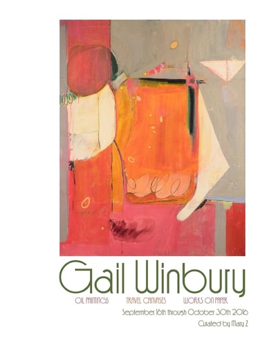 Gail Winbury Oil Paintings, Travel Canvases, Works on Paper