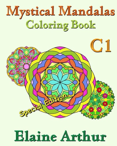 Mystical Mandalas Coloring Book C1 Special Edition The Collection
