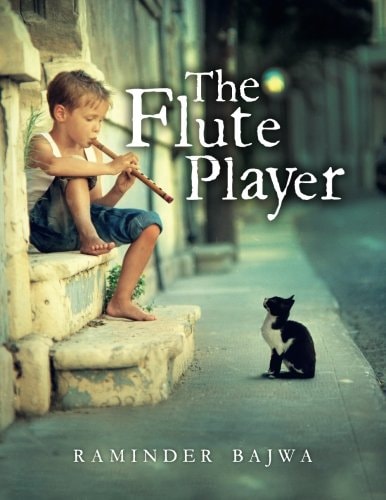 The Flute Player Black & White Version