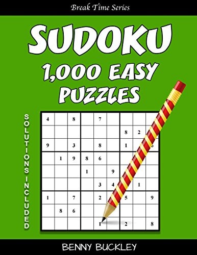 Sudoku 1,000 Easy Puzzles. Solutions Included A Break Time Series Book