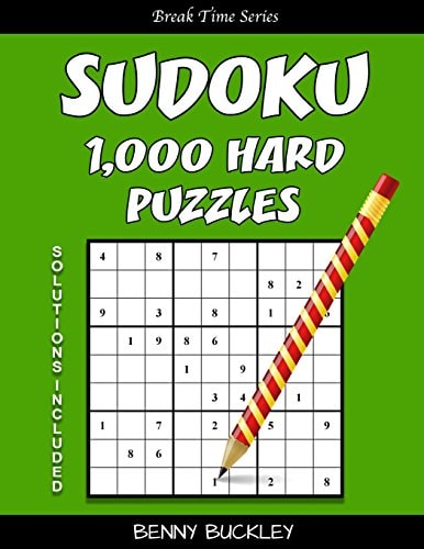 Sudoku 1,000 Hard Puzzles. Solutions Included A Break Time Series Book