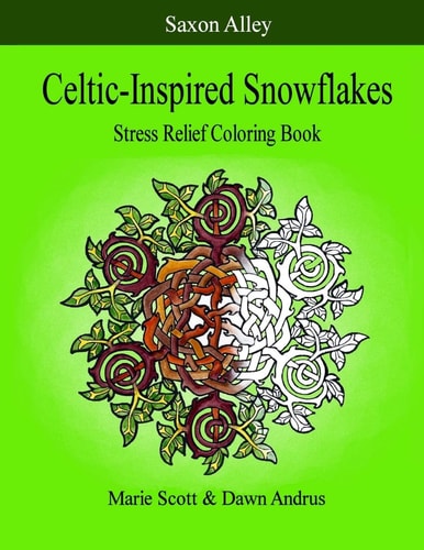 Celtic-Inspired Snowflakes Stress Relief Coloring Book