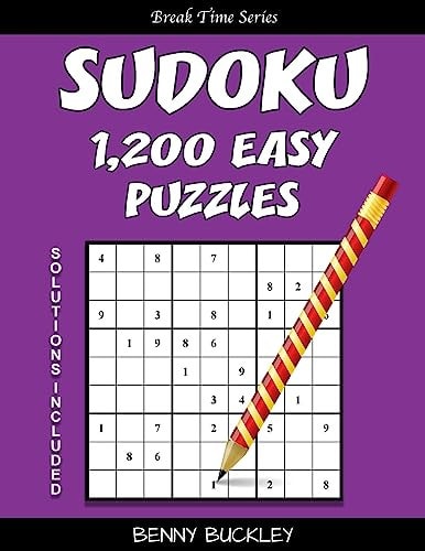 Sudoku 1,200 Easy Puzzles. Solutions Included A Break Time Series Book