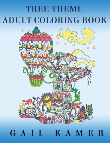 Tree Theme Adult Coloring Book