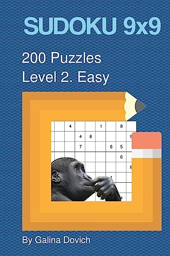 SUDOKU 9x9 200 Puzzles Level 2. Easy