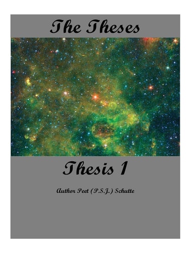 The Theses Thesis 1 The Theses As Thesis 1