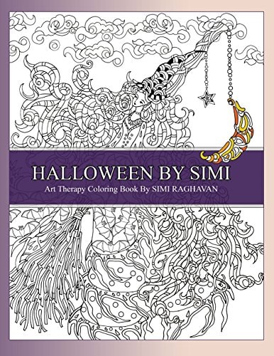 Halloween by Simi Hand Drawn Halloween Adult Coloring Pages of Amazing Designs.