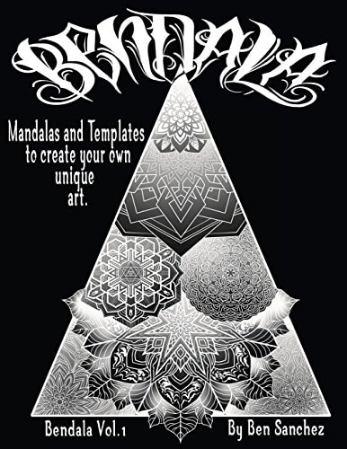 Bendala A Unique, Calm and Relaxing Coloring Book for Adults and Children. with Guides to Draw and Color Your Own Mandalas! Art Therapy, Self Help, Stress Relief and Creative Guide.