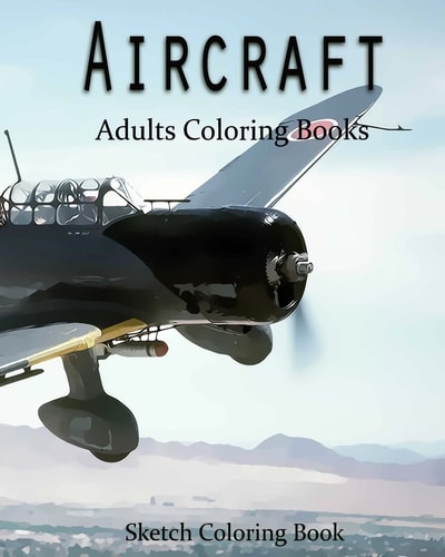 AirCraft Coloring Book Sketch Coloring Book