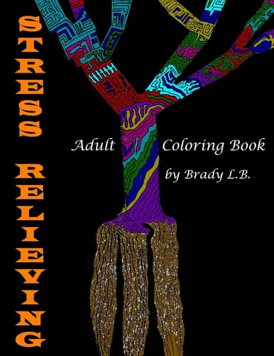 Adult Coloring Book Stress Relieving