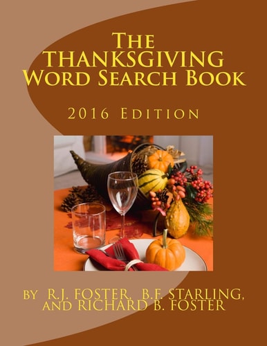 The Thanksgiving Word Search Book 2016 Edition