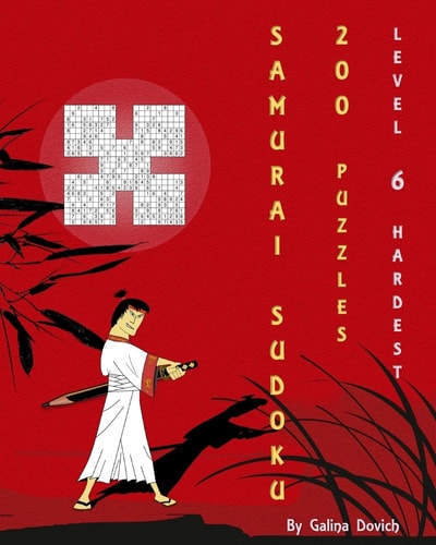 Samurai Sudoku 200 Puzzles Level 6 Hardest