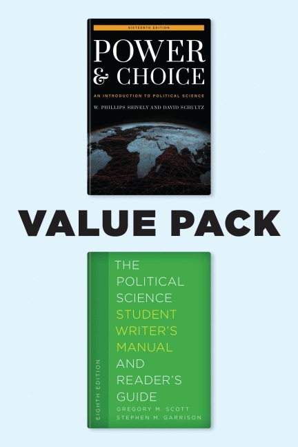 Power and Choice 16e and the Political Science Student Writers Manual and Readers Guide 8e Value Pack