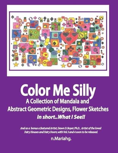 Color Me Silly Grayscale, Geometris, Mandala's, Drawings, Skethces