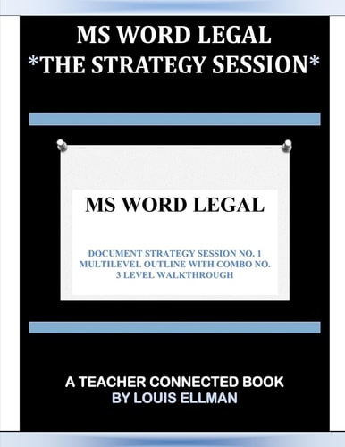 MS Word Legal -- The Strategy Session