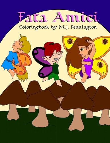 Fata Amici Coloring Book for Everyone