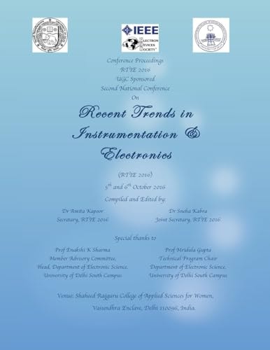 Recent Trends in Instrumentation and Electronics Proceedings of 2nd National Conference