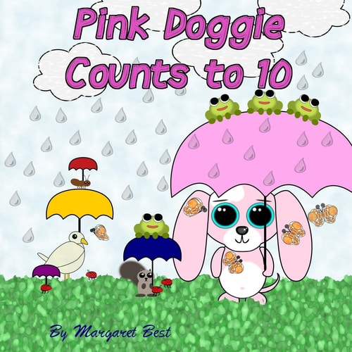 Pink Doggie Counts To 10