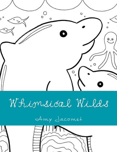 Whimsical Wilds Coloring and Write Your Own Story Book