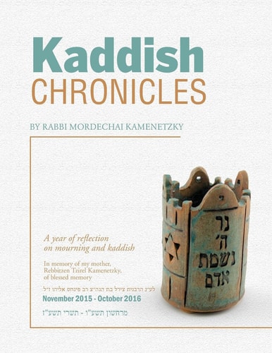 Kaddish Chronicles Reflections on a Eleven Mothns of Saying Kaddish