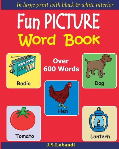 Fun PICTURE Word Book (Black and White)