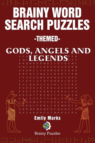 Brainy Word Search Puzzles - Themed Gods, Angels and Legends