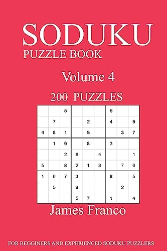 Sudoku Puzzle Book 200 Puzzles-Volume 4