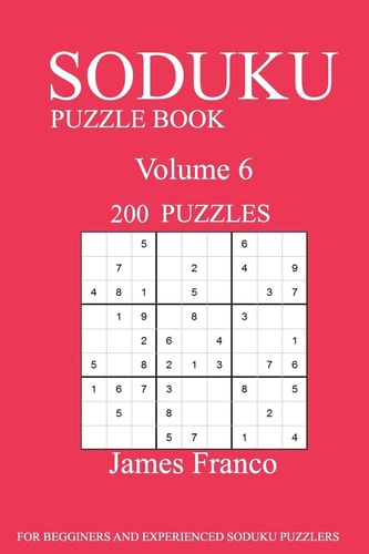 Sudoku Puzzle Book 200 Puzzles-Volume 6