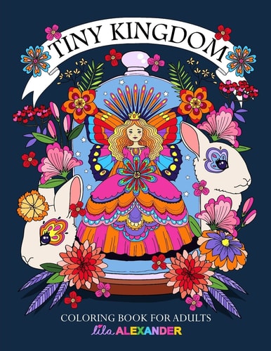 Tiny Kingdom Coloring Book for Adults