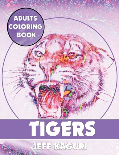 Adults Coloring Book Tigers