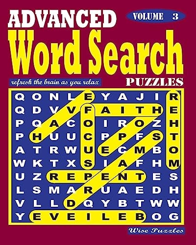 ADVANCED Word Search Puzzles. Vol. 3