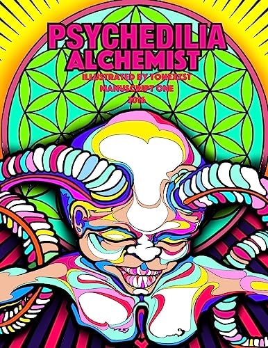 Psychedelia Alchemist Adult Coloring Book Manuscript One