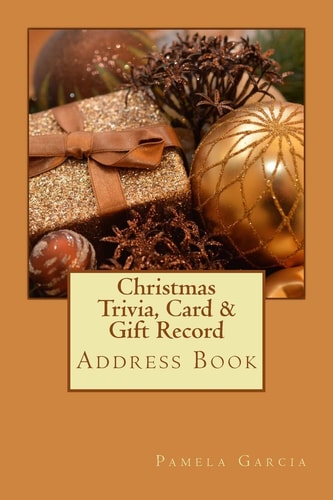 Christmas Trivia Card and Gift Record Address Book