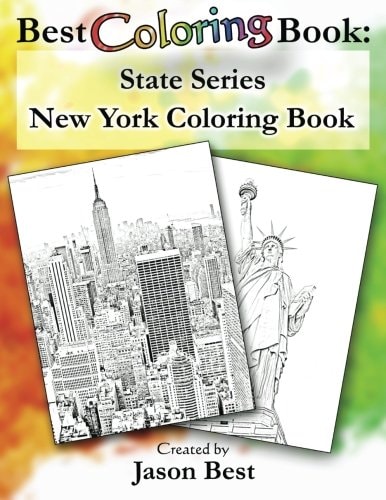 Best Coloring Book State Series - New York Coloring Book