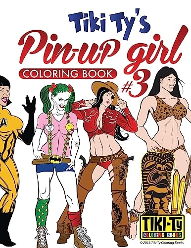 Tiki Ty's Pinup Coloring Book 3