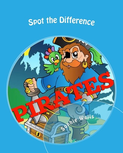 Spot the Difference Pirates and Treasure Chests