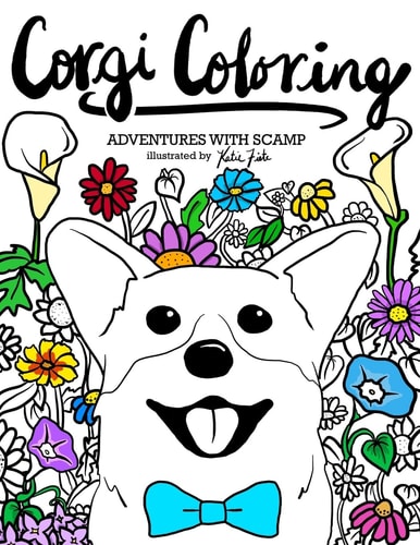 Corgi Coloring Adventures with Scamp