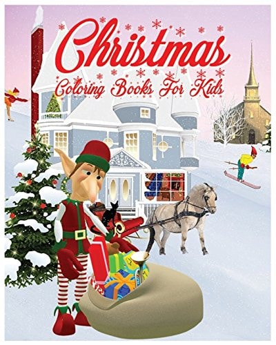 Christmas Coloring Books For Kids Christmas Coloring Book for Stress Relieve and Relaxation