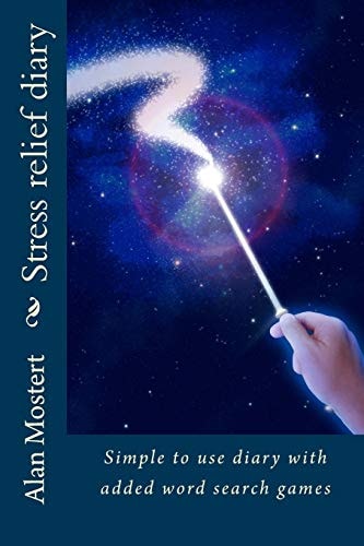 Stress Relief Diary Simple to Use Diary with Added Word Search Games