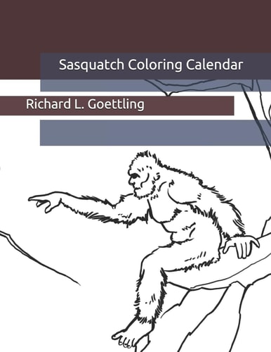 Sasquatch Coloring Calendar