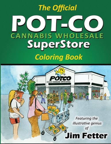 Cannabis Coloring Book Pot-Co Cannabis Coloring Book