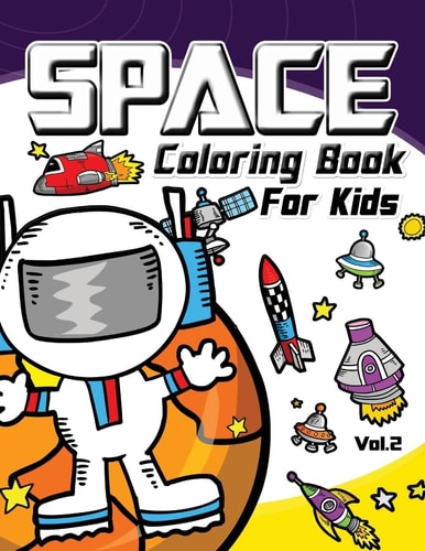 Space Coloring Book for Kids Vol. 2