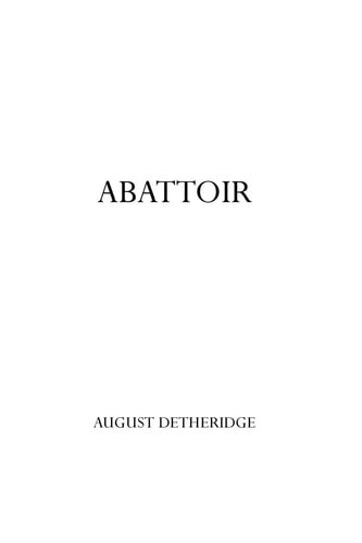 Abattoir