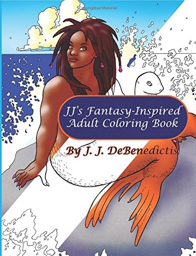 JJ's Fantasy-Inspired Adult Coloring Book