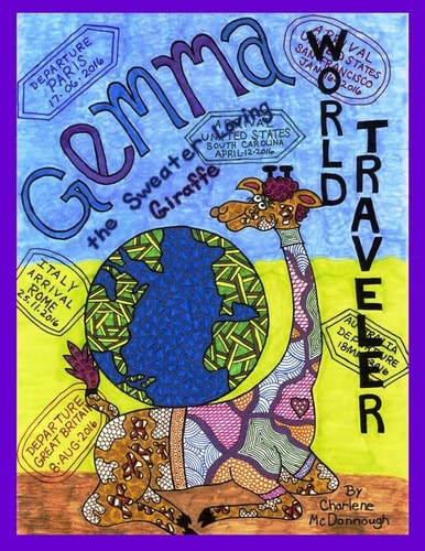 Gemma the Sweater Loving Giraffe - World Traveler