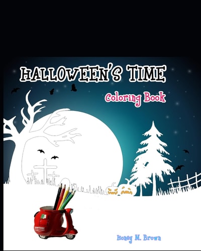 Halloween's Time Coloring for Relax