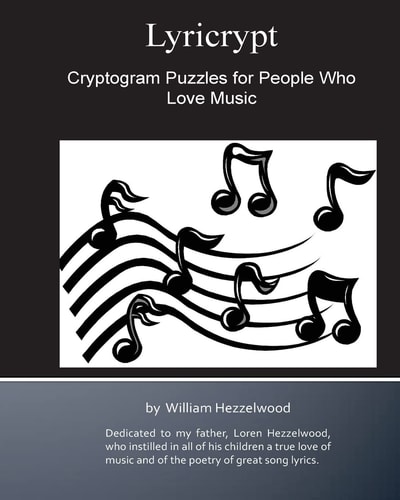 Lyricrypt Cryptogram Puzzles for People Who Love Music
