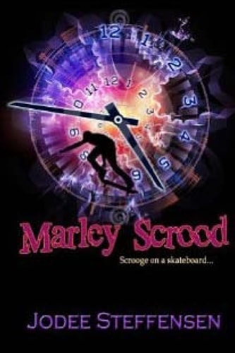 Marley Scrood Scrooge on a Skateboard