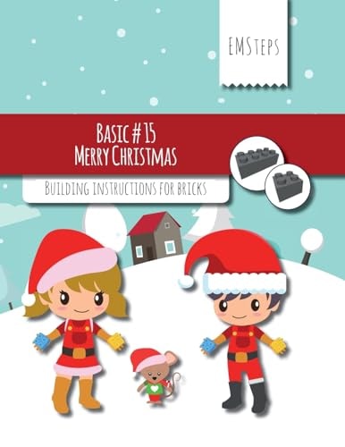 EMSteps #15 Merry Christmas Building Instructions for Bricks