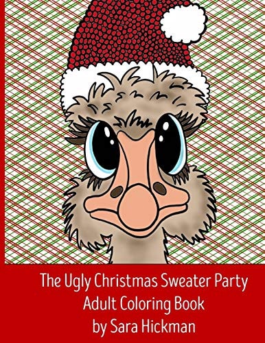 The Ugly Christmas Sweater Party Adult Coloring Book